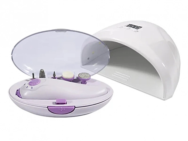 Ensemble professionnel hybride lampe UV LED et fraiseuse 12W