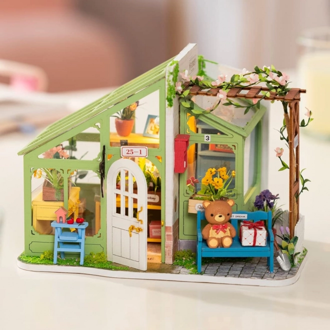 Fleurs de printemps - Maison de poupée miniature DIY
