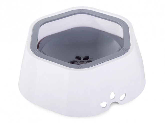 Bol d'eau avec disque flottant pour chiens et chats 1l