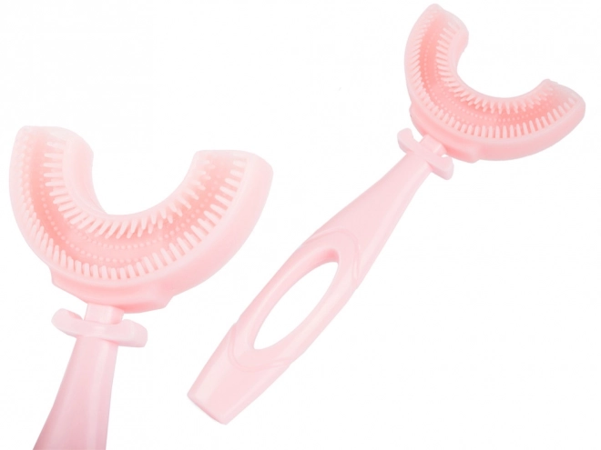 Brosse à dents en silicone pour enfants en forme de U