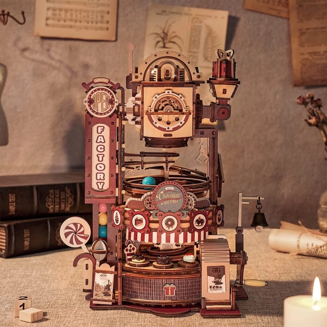 RoboTime 3D casse-tête piste à billes Usine de chocolat