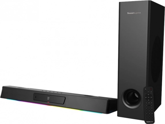 Barre de son SOUND BLASTER Katana V2X avec caisson de basses compact