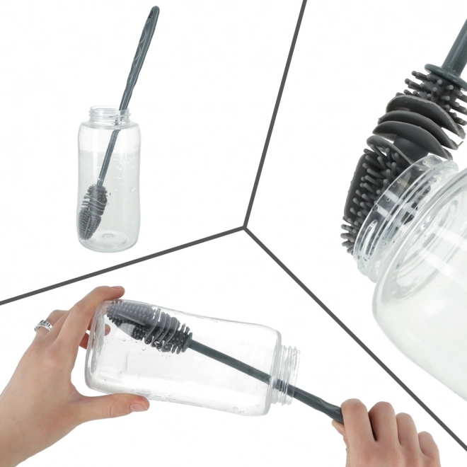 Brosse de lavage de bouteilles en silicone