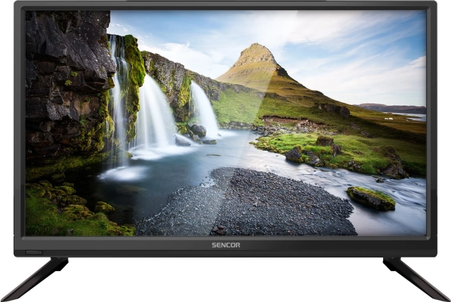 Télévision 24″ HD Ready avec tuners DVB‑T/T2/C/S2
