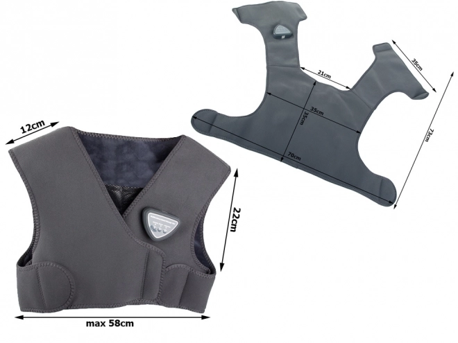 Veste chauffante et massante sans fil