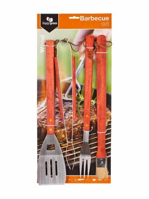 Ensemble d'ustensiles de grillade 4 pièces