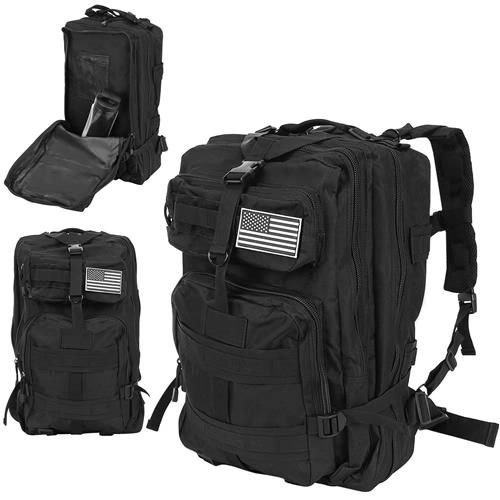 Grand sac à dos militaire noir XL