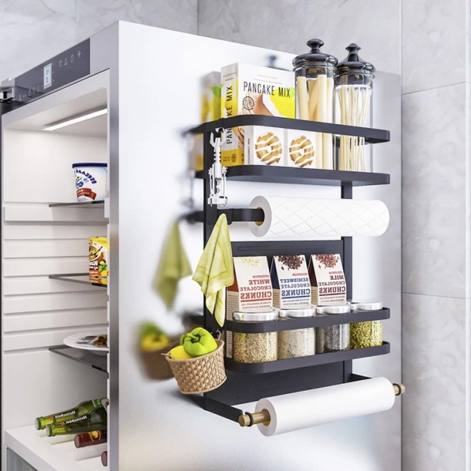 Organisateur magnétique pour accessoires de cuisine - à trois niveaux
