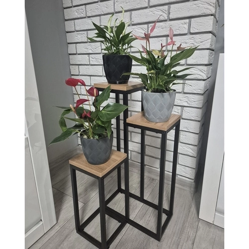 Ruhhy support de fleurs loft 3 niveaux