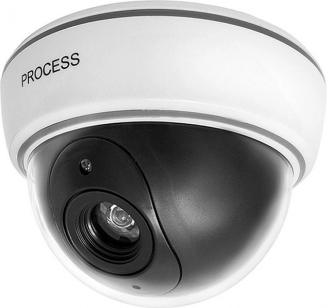 Fausse caméra de sécurité dôme avec LED IR