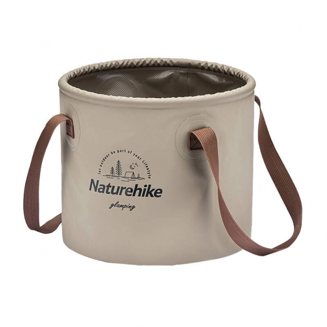 Naturehike 10L seau rond pliable NH20SJ040 brun clair
