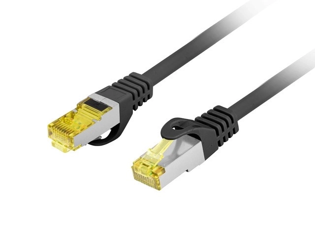 Patchcord Lanberg catégorie 6a S/FTP 3m noir