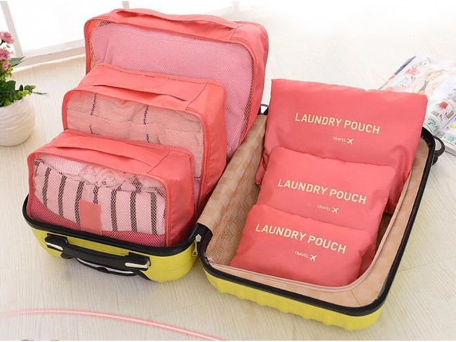 Organisateurs de voyage en filet pour bagage x6