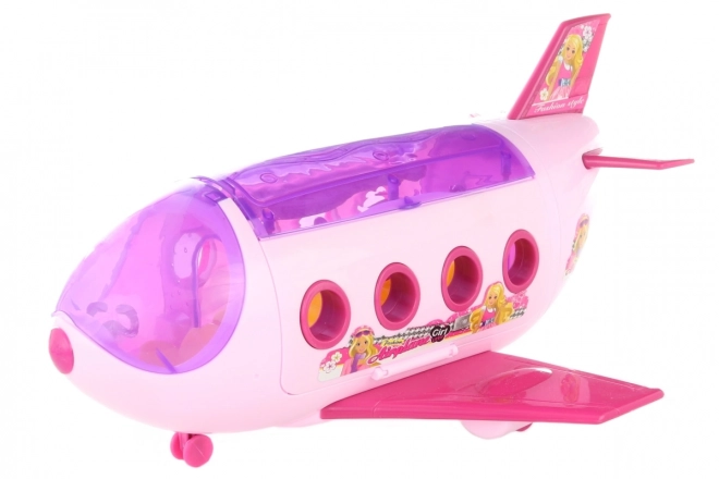 Avion pour poupées avec accessoires