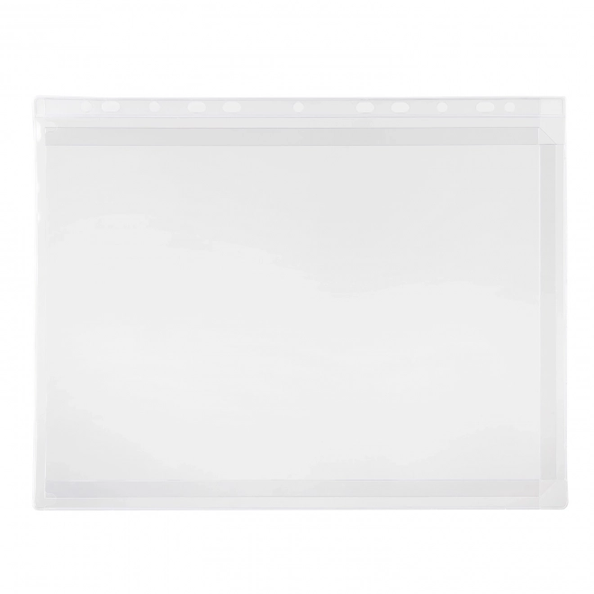 Pochette transparente pour documents avec reliure EU PVC