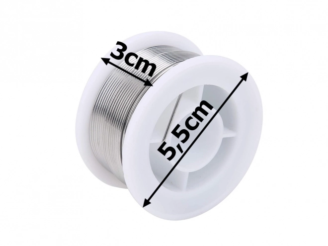 Étain à souder avec flux 80g 1mm