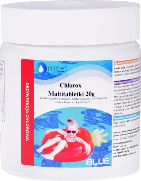 Tablettes de Chlore de Bain Chlorox 20g