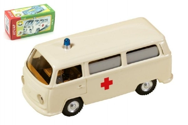 Kovap rétro ambulance VW 1:43
