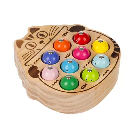 Jouet de pêche magnétique en bois Kruzzel