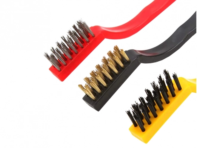 Ensemble de trois brosses métalliques