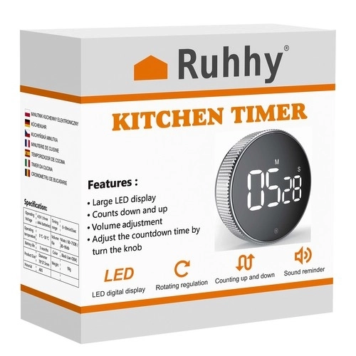 Ruhhy minuterie de cuisine électronique 22052