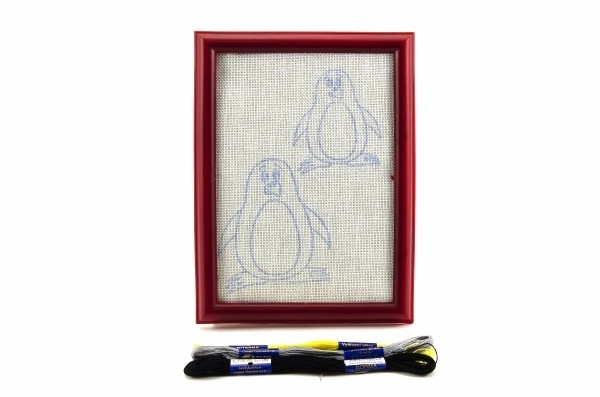 Broderie pour enfants avec cadre