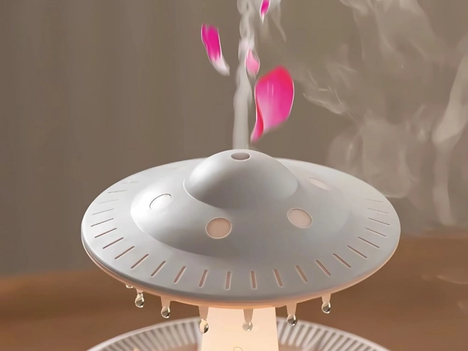Humidificateur d'air et diffuseur aromatique en forme d'OVNI