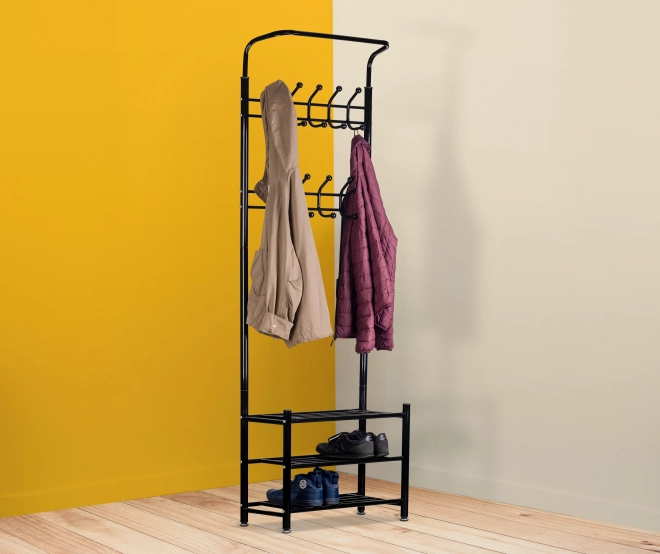 Porte-manteau + armoire, étagère, étagère à chaussures ModernHome
