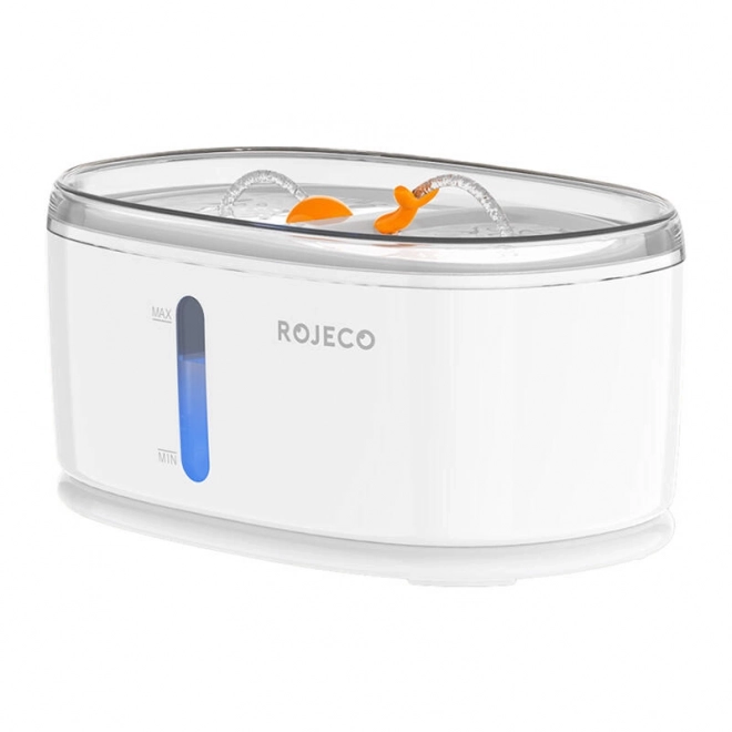 Fontaine à eau pour animaux domestiques Rojeco sans fil 2,5 l