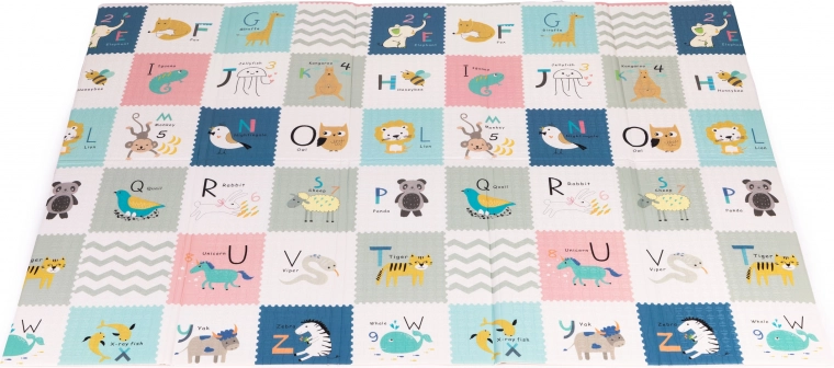 Design réversible : alphabet et motif nature