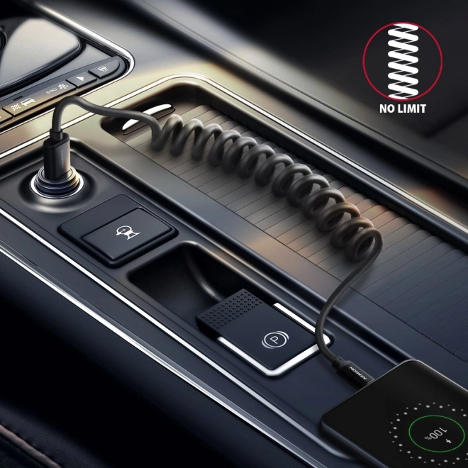 Câble Twister USB-C – USB-A 0,6m