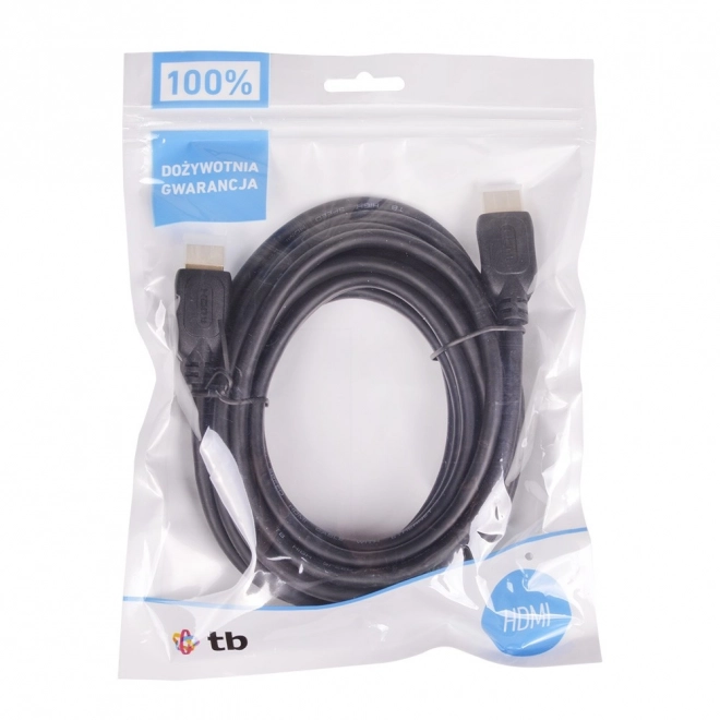 Câble HDMI plaqué or 3 m