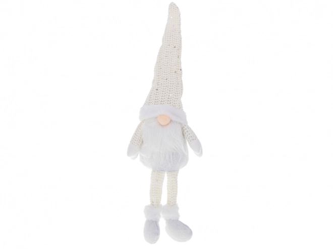 Lutin de Noël avec barbe blanche 47cm