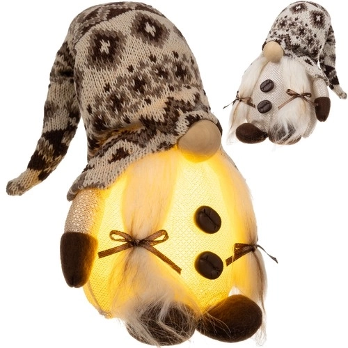 Lutin debout avec éclairage LED