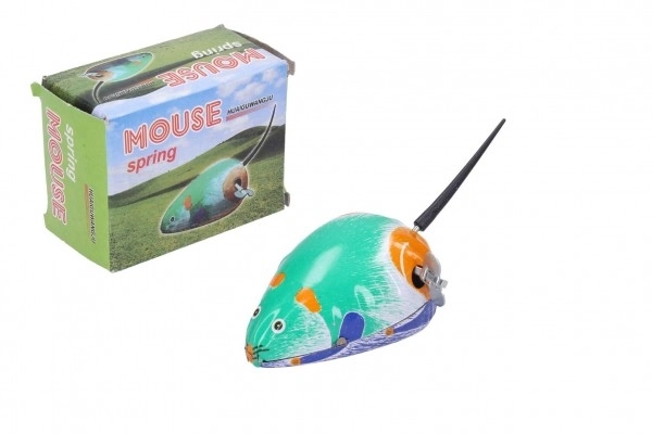 Souris métallique à remontoir