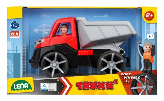 Auto Truxx 2 camion benne en plastique 26cm avec figurine 27x15x16cm 24m+