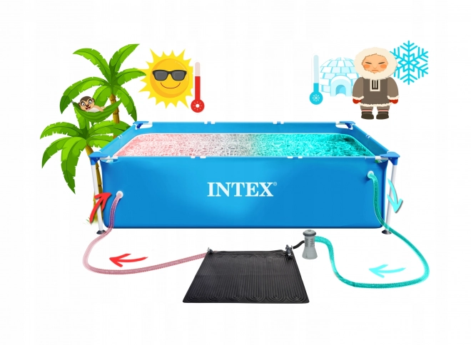 Tapis chauffant solaire pour l'eau de la piscine