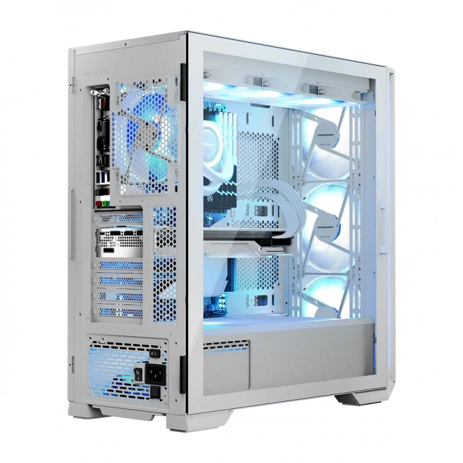 Boîtier d'ordinateur Horizon ARGB Flow Midi Blanc