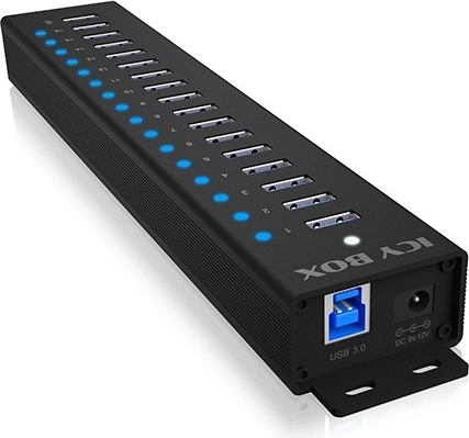 16 ports de données USB 3.2 Gen 1
