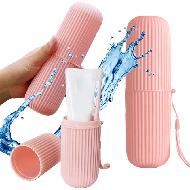 Étui de voyage pour brosse à dents et dentifrice