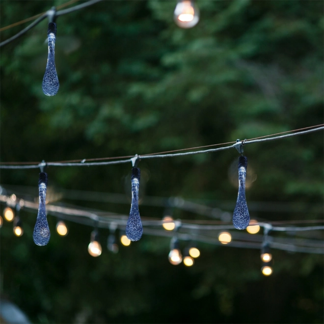 Lampes solaires de jardin pour balcon, blanc froid