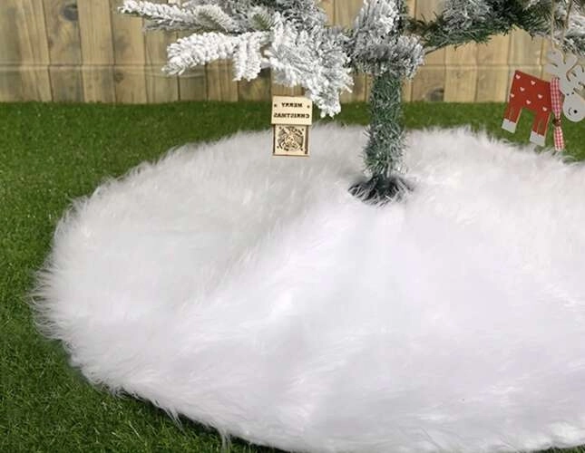 Tapis pour pied d'arbre de Noël - tapis 78cm Ruhhy 22225