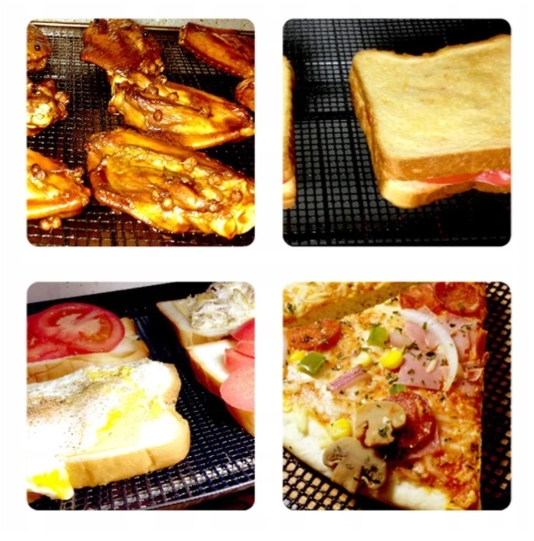 Grille / sous-tapis en téflon pour grillade