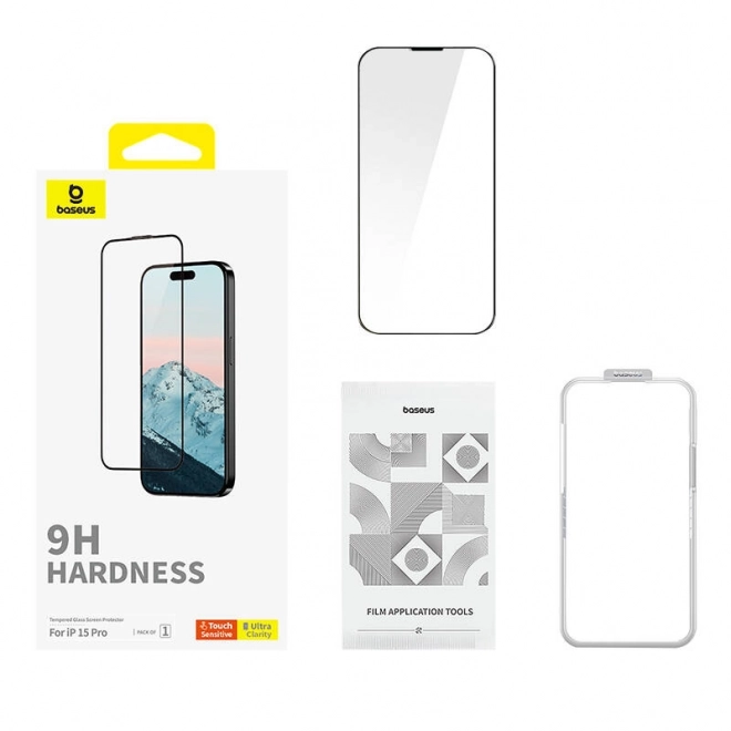 Verre trempé Baseus 0,3 mm pour iPhone 15 Pro
