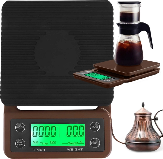 Balance de cuisine électronique pour café avec précision de 0,1 g