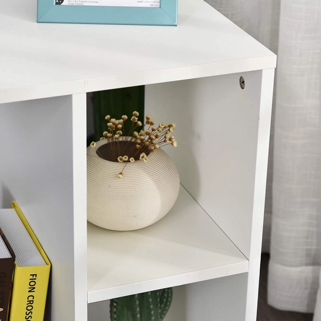 Table basse à roulettes avec organiseur