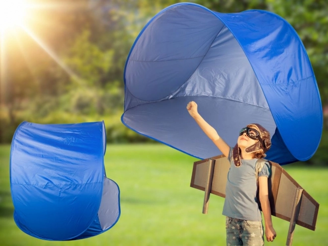 Tente de plage autoportante avec protection UV