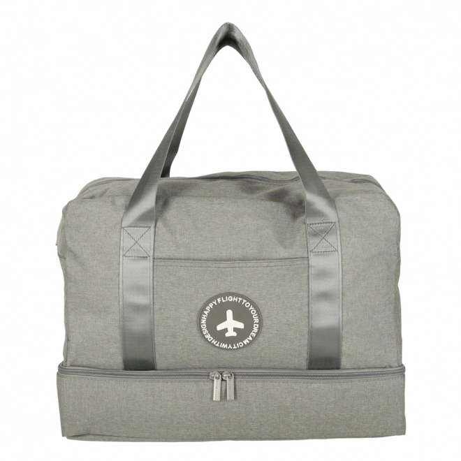 Sac de voyage pour bagage à main 39 x 18 x 30 cm gris