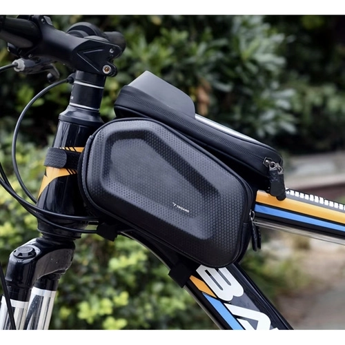 Sacoche de cyclisme pour téléphone avec étui étanche et pare-soleil