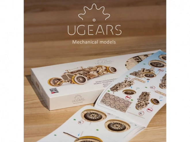 Ugears puzzle 3D - U9 Grand Prix auto 348 pièces